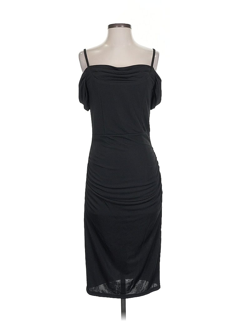 Belle Poque Cocktail Dress In Black