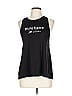 Kady Luxe Black Sleeveless T-Shirt Size L - photo 1