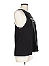 Kady Luxe Black Sleeveless T-Shirt Size L - photo 4