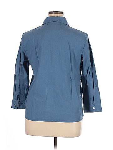 Alcaçuz 3/4 Sleeve Button-Down Shirt (view 2)