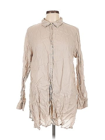 Tahari Long Sleeve Button-Down Shirt (view 1)