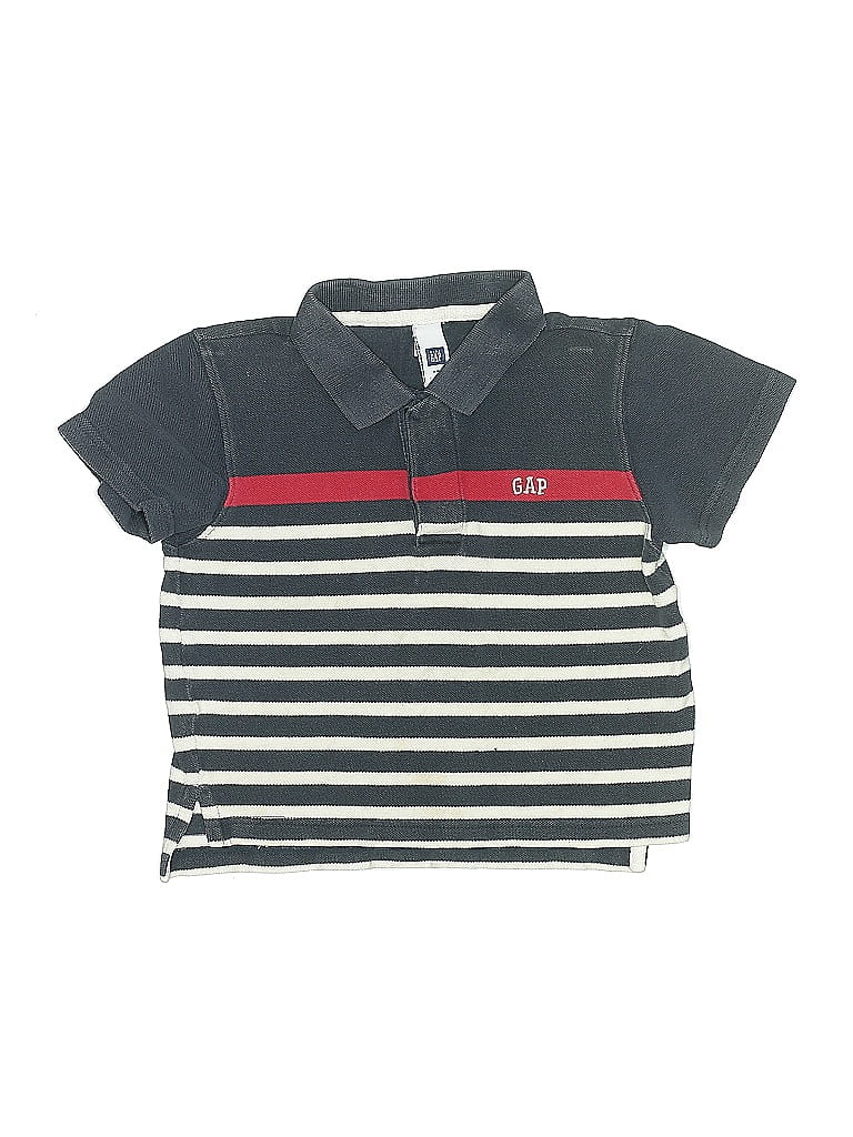 Click to view more detailed imagery on our partner's website Pre-owned Baby Gap Kids' Short Sleeve Polo Shirt In Blue