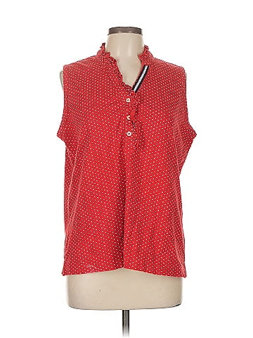 Lands' End Sleeveless Button-Down Shirt (view 1)