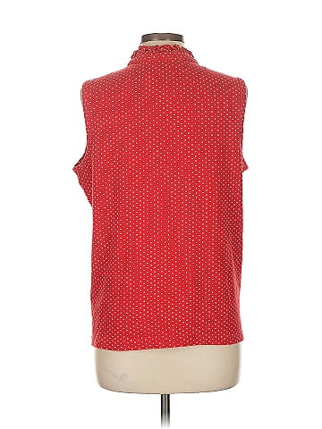 Lands' End Sleeveless Button-Down Shirt (view 2)