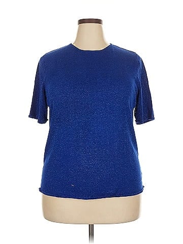 Carole Little Short Sleeve Silk Top (view 1)