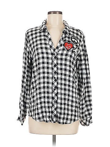 Karl Lagerfeld Paris Long Sleeve Button-Down Shirt (view 1)