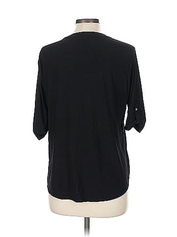 Anne Klein 3/4 Sleeve Button-Down Shirt (view 2)