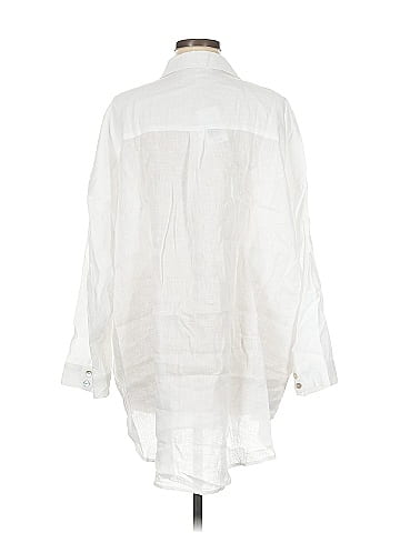 L Space 3/4 Sleeve Button-Down Shirt (view 2)