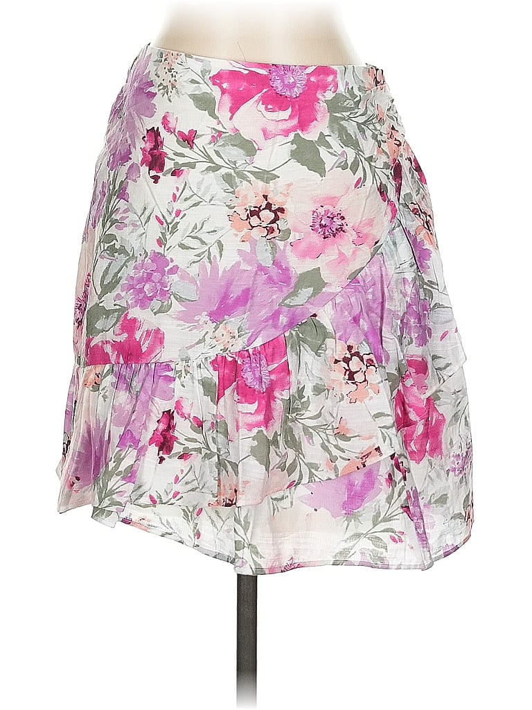 Pre-owned Express Casual Skirt In White