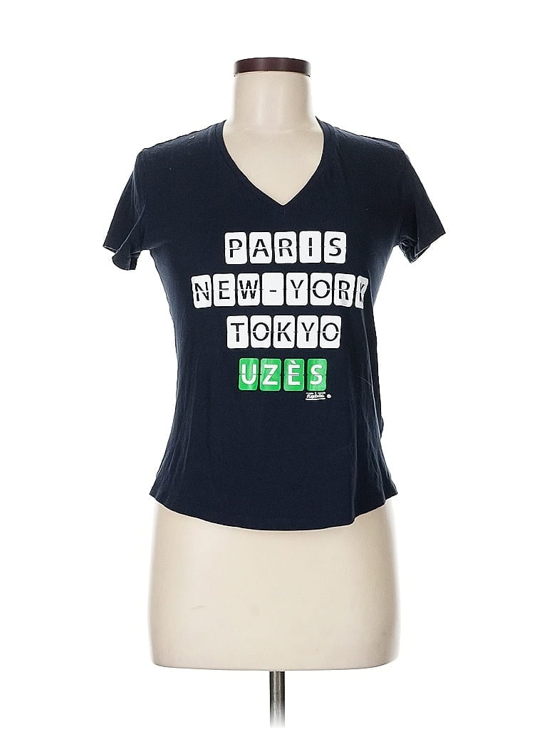 Pre-owned Assorted Brands Short Sleeve T-shirt In Blue