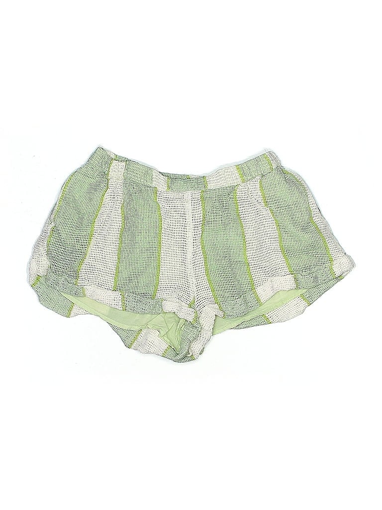 Out From Under 100% Cotton Stripes Green Shorts Size XS - photo 1