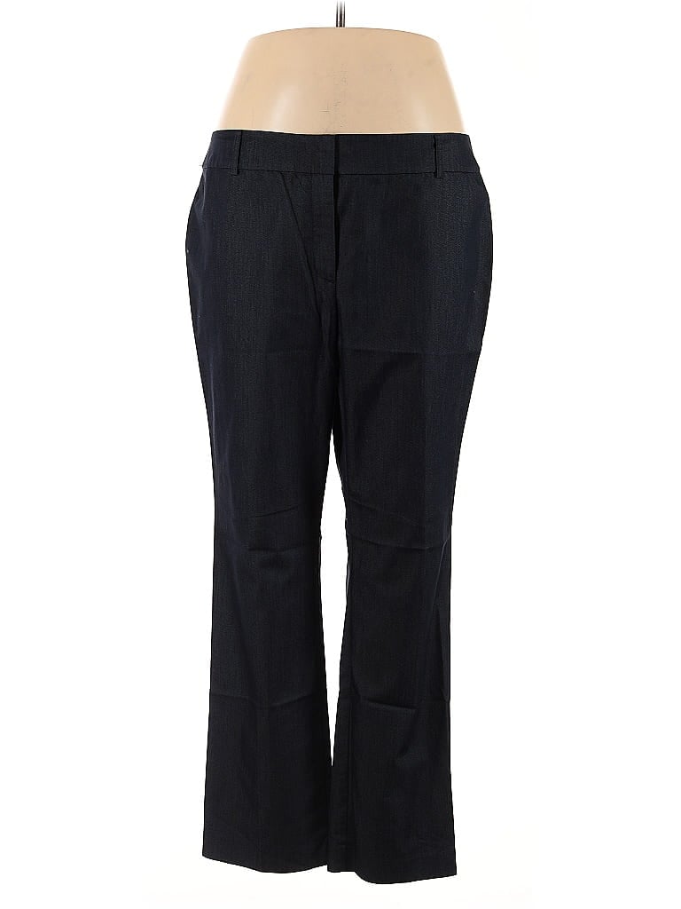 Ann Taylor Factory Solid Black Dress Pants Size 16 - photo 1