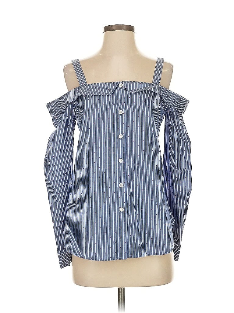 Bcbgeneration 3/4 Sleeve Blouse In Blue