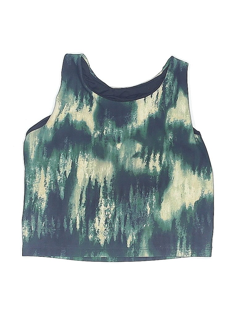 Pre-owned Active By Old Navy Kids' Tank Top Green Halter Neckline Tops