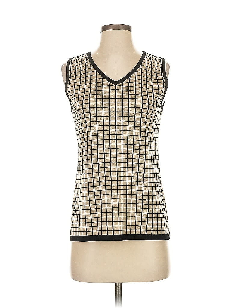 misook 100% Acrylic Tan Sweater Vest Size S - photo 1