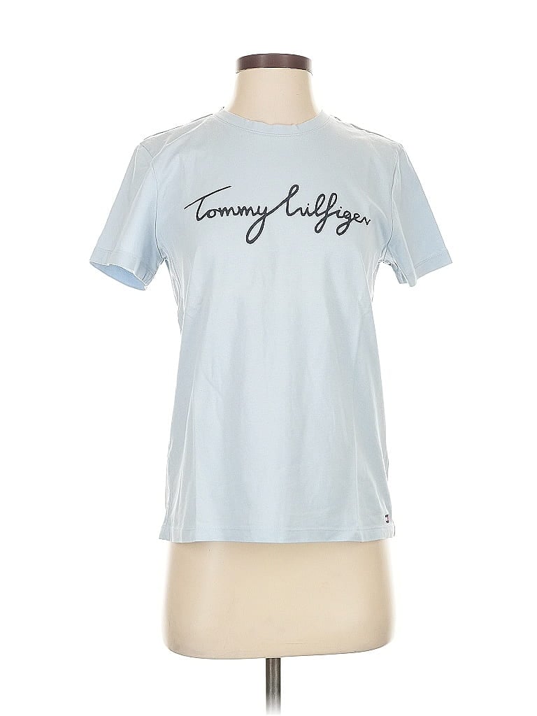 Pre-owned Tommy Hilfiger Short Sleeve T-shirt In Blue