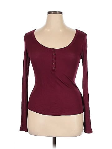 Halara Long Sleeve Henley (view 1)