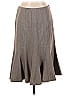 Worth Chevron-herringbone Gray Wool Skirt Size 4 - photo 1