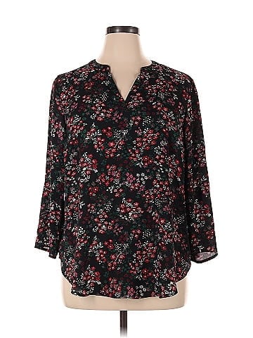 Maurices 3/4 Sleeve Blouse (view 1)
