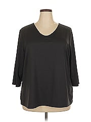 Susan Graver 3/4 Sleeve Top
