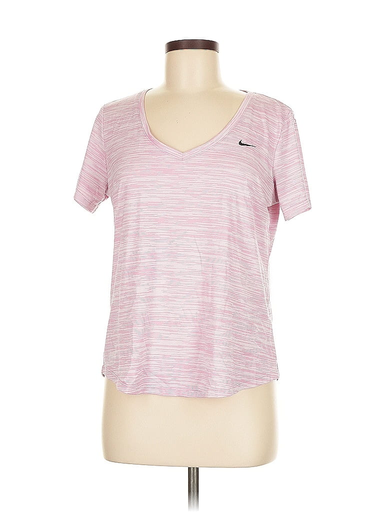 Pre-owned Nike Active T-shirt In Pink