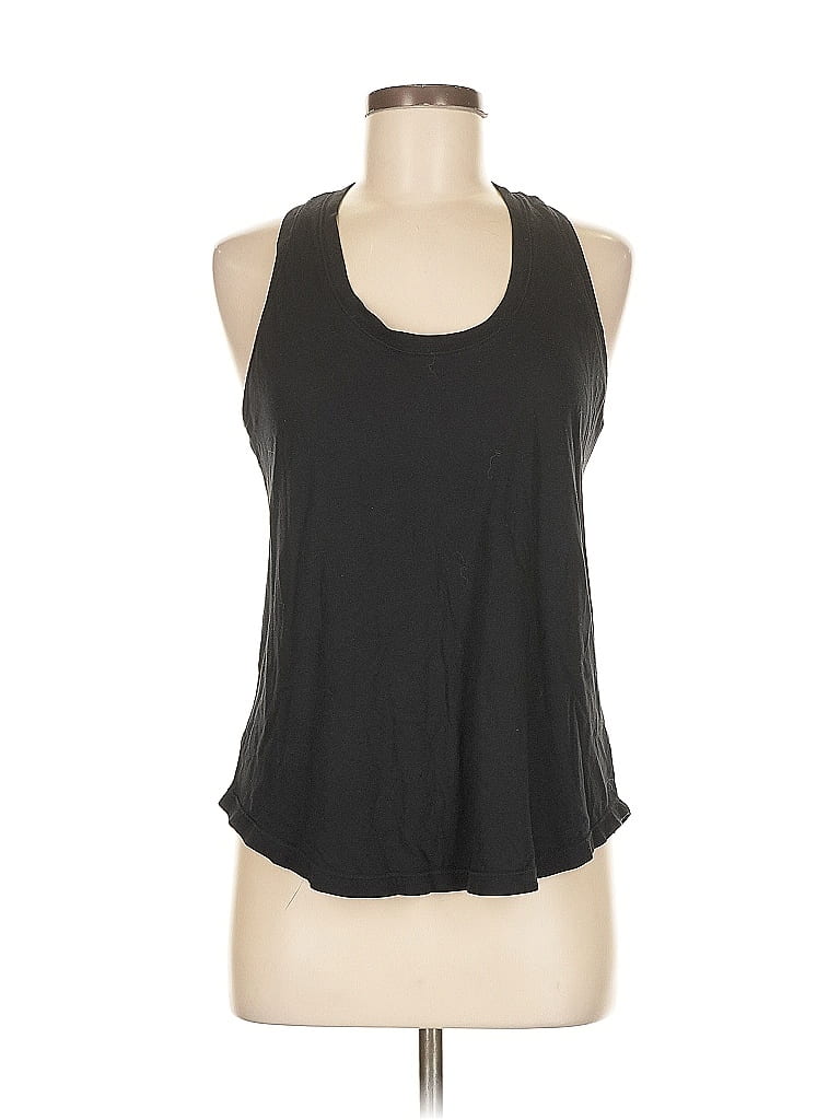 Pre-owned Splendid Tank Top Black Halter Neckline Tops
