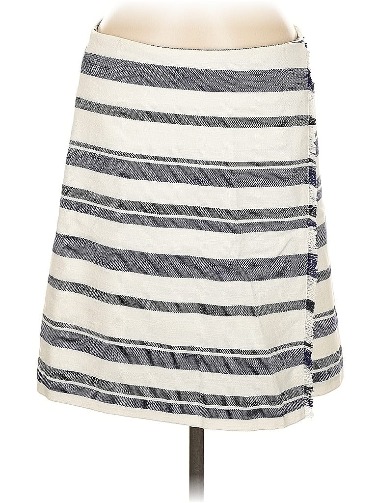 Pre-owned Ann Taylor Loft Casual Skirt In Gray