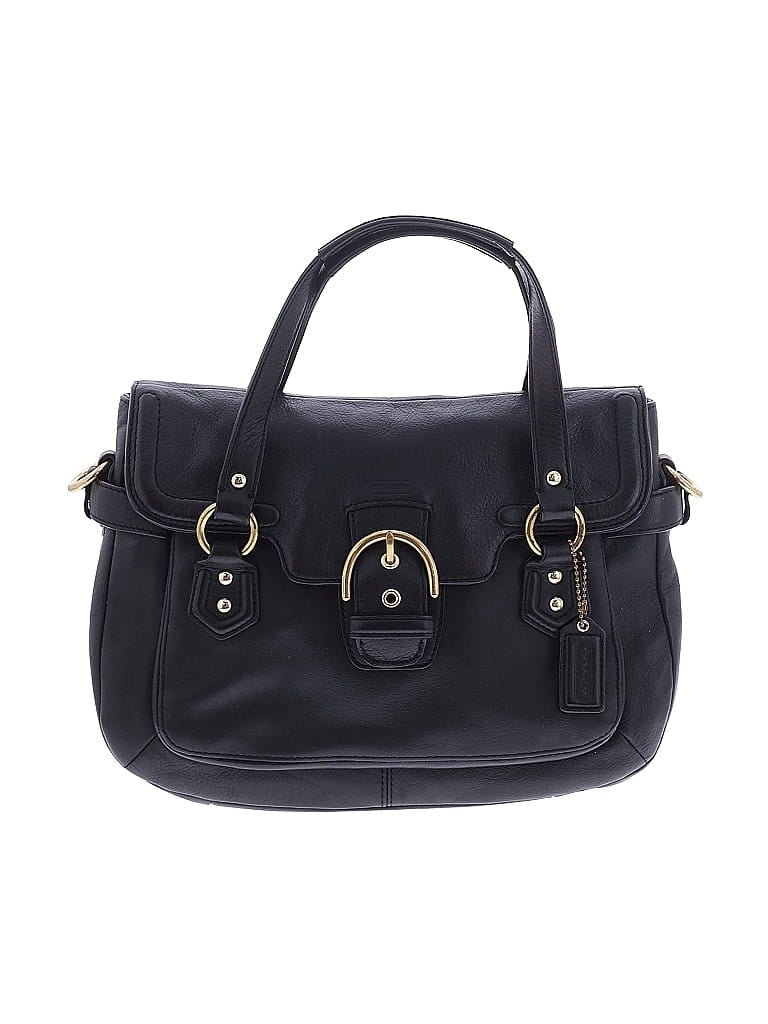 Coach Factory Black Leather Satchel One size - photo 1