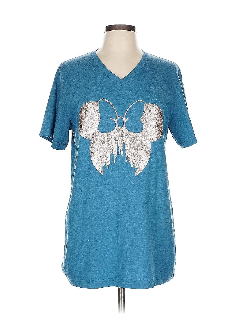 Pre-owned Unbranded Short Sleeve T-shirt In Blue