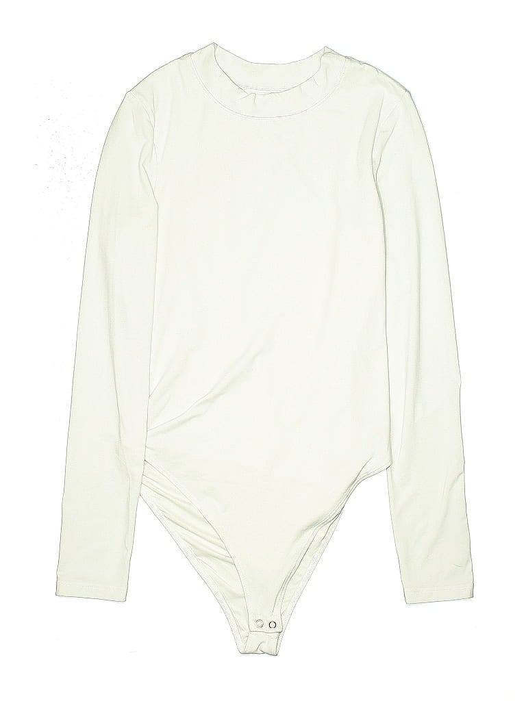 Pre-owned Good American Bodysuit In White