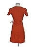 TeXTURE & THREAD Madewell Orange Casual Dress Size XXS - photo 2