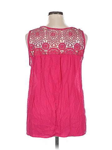 Indigo Rose Sleeveless Blouse (view 2)
