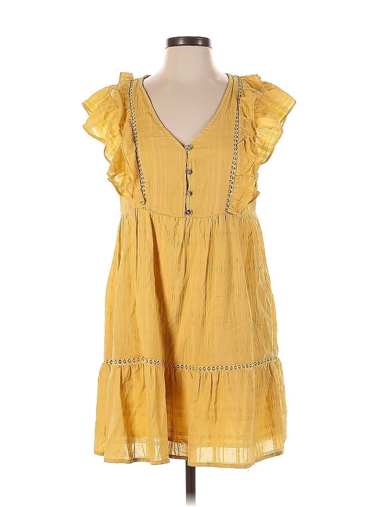 Click to view more detailed imagery on our partner's website Pre-owned Knox Rose Casual Dress In Yellow