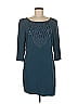 Tibi 100% Silk Teal Cocktail Dress Size 8 - photo 1