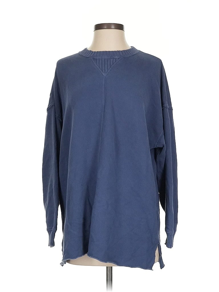 Pre-owned Aerie Pullover Sweater In Blue