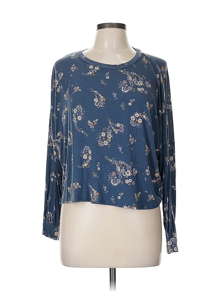 Pre-owned Unbranded Long Sleeve Blouse In Gray