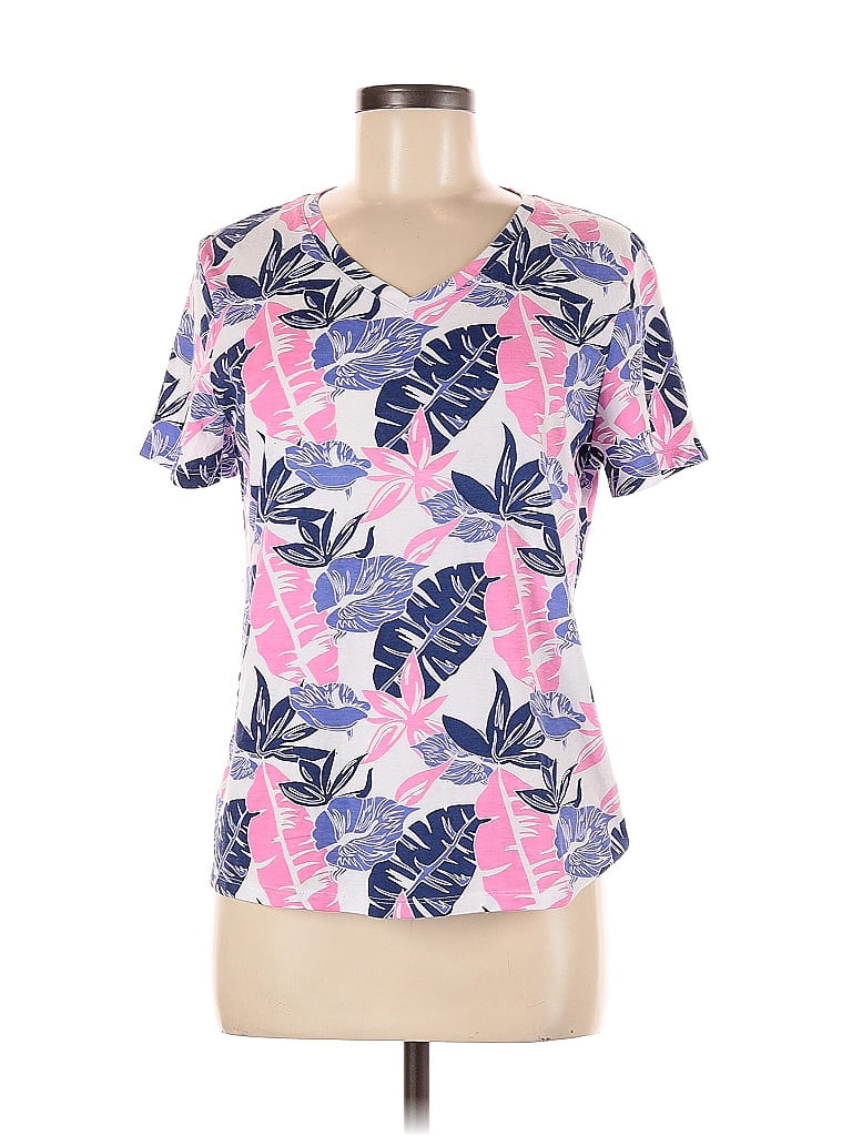 Fresh Produce Tropical Pink Short Sleeve T-Shirt Size M - photo 1
