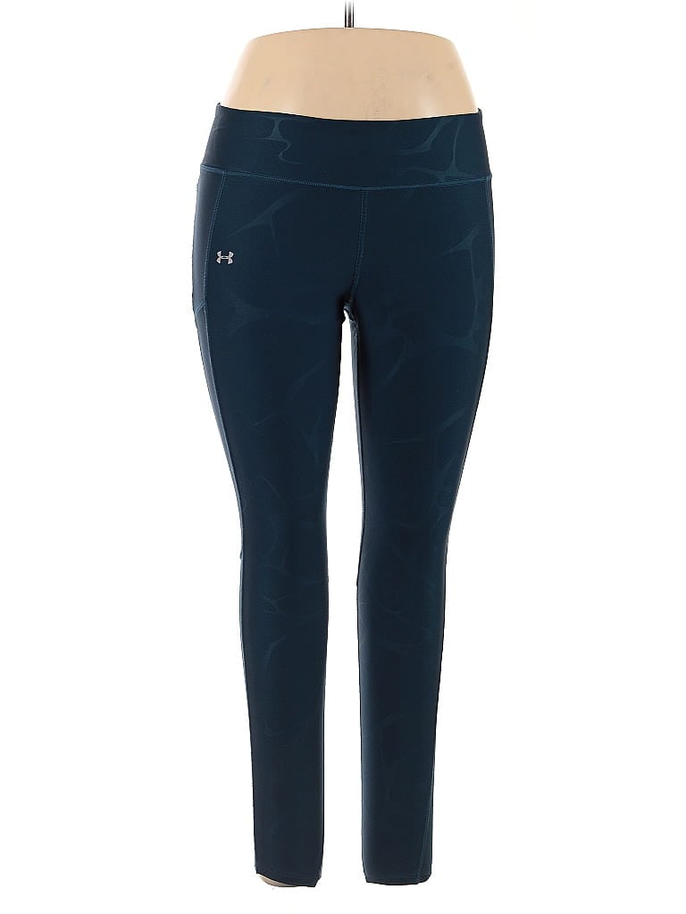 Pre-owned Under Armour Active Pants In Blue