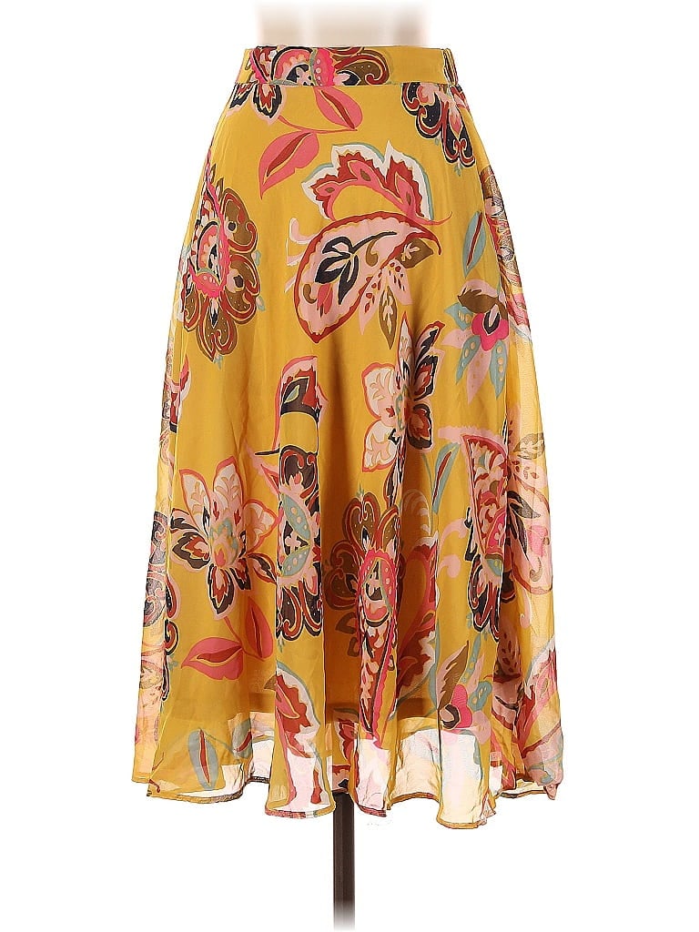 Pre-owned T Tahari Casual Skirt In Yellow