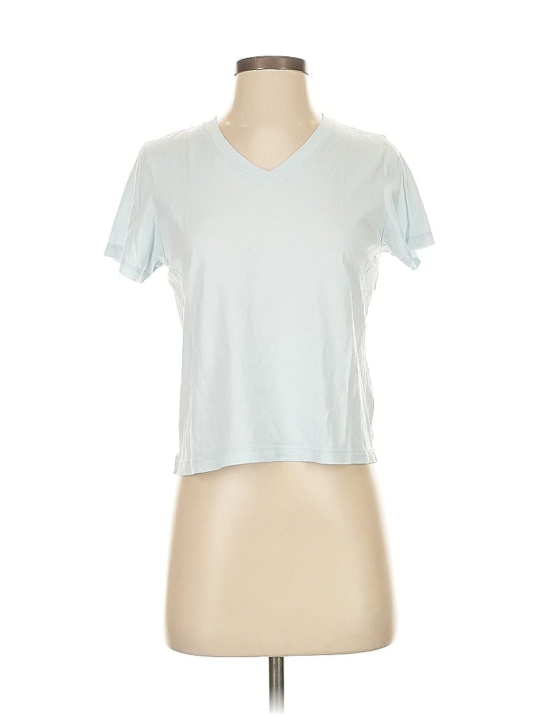 Pre-owned Unbranded Short Sleeve T-shirt In Blue
