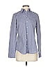 L.L.Bean Signature 100% Cotton Blue Long Sleeve Button-Down Shirt Size 4 - photo 1