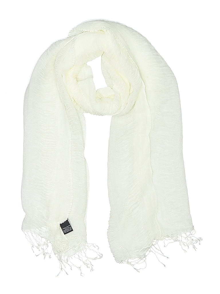 Pre-owned Unbranded Scarf In White