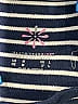 Isaac Mizrahi LIVE! 100% Cotton Stripes Blue 3/4 Sleeve T-Shirt Size L - photo 7