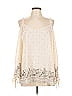 Torrid 100% Polyester Ivory Long Sleeve Blouse Size Med Plus (00) - photo 1