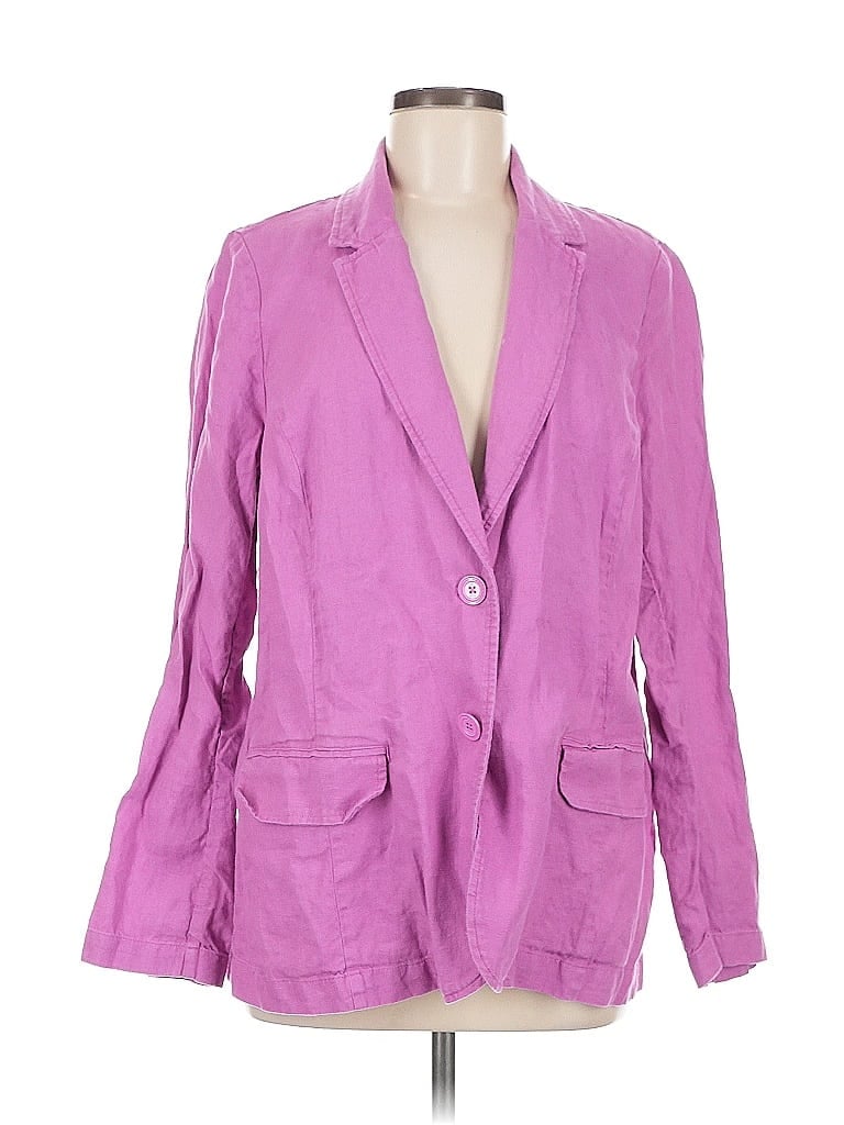 Click to view more detailed imagery on our partner's website Pre-owned Jjill Blazer Jacket In Purple