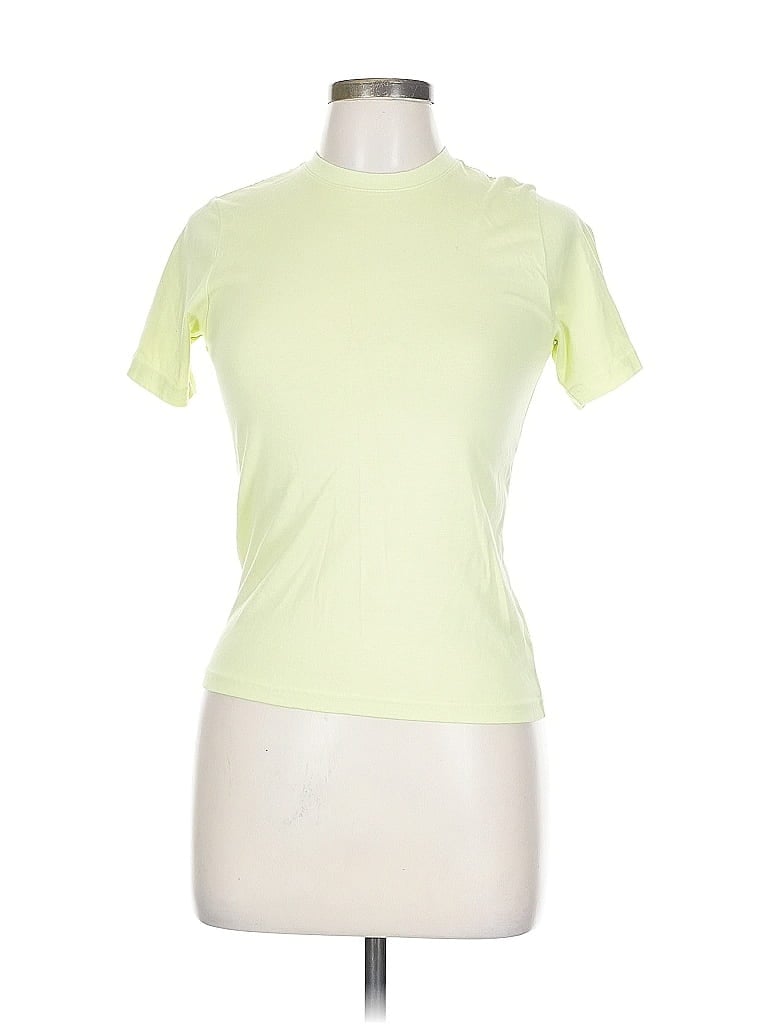 Pre-owned Wonder Short Sleeve Turtleneck In Green