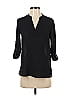 DKNY 100% Polyester Black 3/4 Sleeve Blouse Size XXS - photo 1