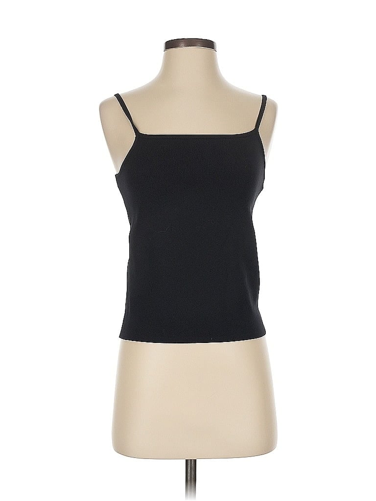 Click to view more detailed imagery on our partner's website Pre-owned Rachel Zoe Tjx Sleeveless Top Black Square Neckline Tops