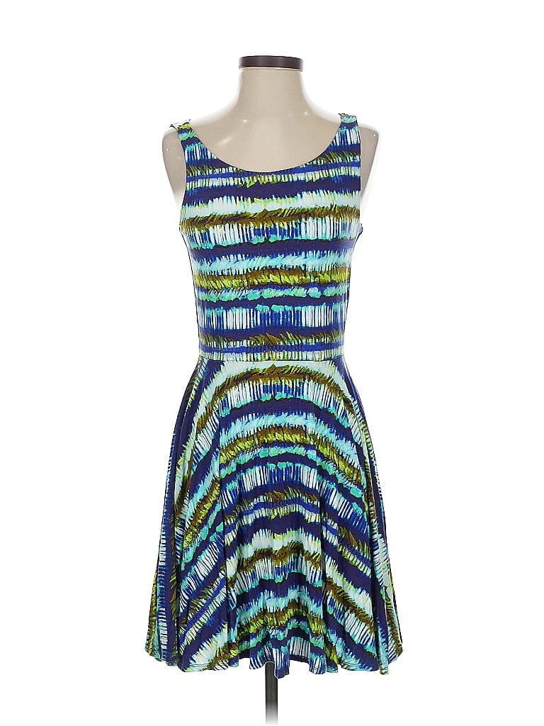 Pre-owned Cynthia Rowley Tjx Cocktail Dress In Blue