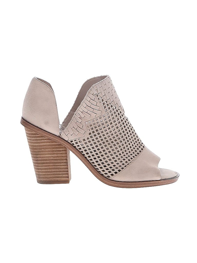 Vince Camuto Gray Tan Heels Size 8 - photo 1